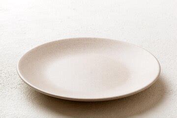 High angle view of empty plate on table | Premium Photo
