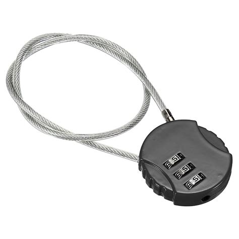 PATIKIL Combination Lock 15 Inch 3 Digit Outdoor Waterproof Code ...