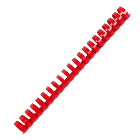 Waltons Primeline Plastic Combo Binding Elements 25mm - XRed | Waltons