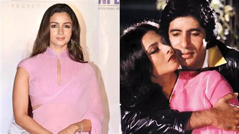 Alia Bhatt pays tribute to Rekha in iconic Silsila look for Umrao Jaan ...