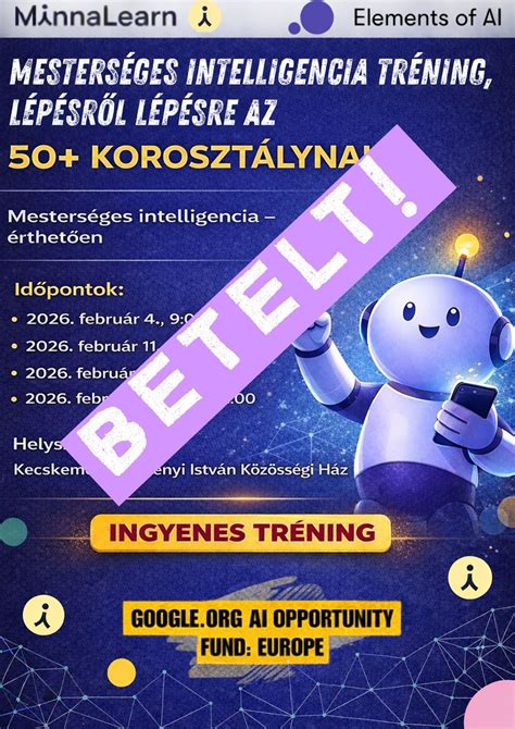 BETELT! - Mesterséges intelligencia tréning, lépésről lépésre 50 ...
