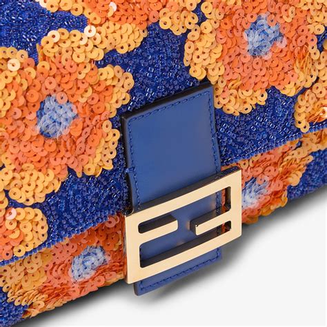 Baguette® Sequins et cristaux Multicolore | Fendi