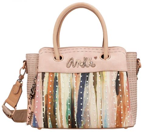 perlenbesetzte Kurzgrifftasche beige Hollywood Studio Nude Anekke - Anekke