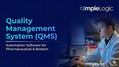 Quality Management System (QMS) Automation Software Pharmaceutical Biotech
