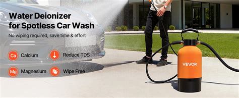 VEVOR Deionized Water System for Car Wash, Spotless Car Wash Water ...