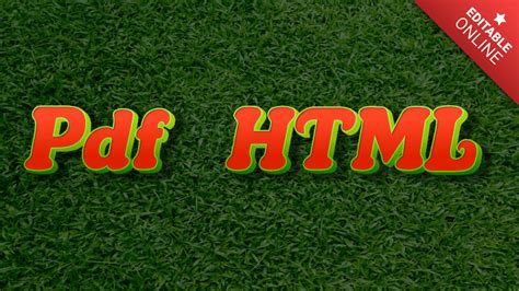Pdfの資料をHTML形式でダウンロードする方法 | Fonte Verde Vermelha | Gerador de efeitos de ...
