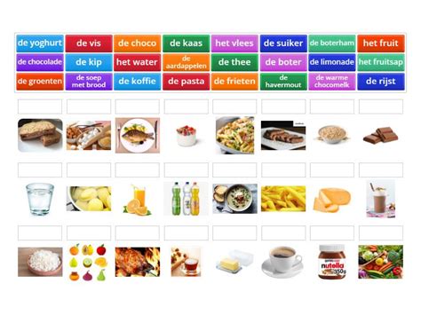 1.1 Eten en drinken (Deel 11) - Verbinden