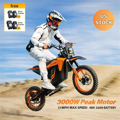 HillMiles MilePop 1 Electric Bicycle — (3000W Peak) Power, equipped with a 48V 25Ah battery ...