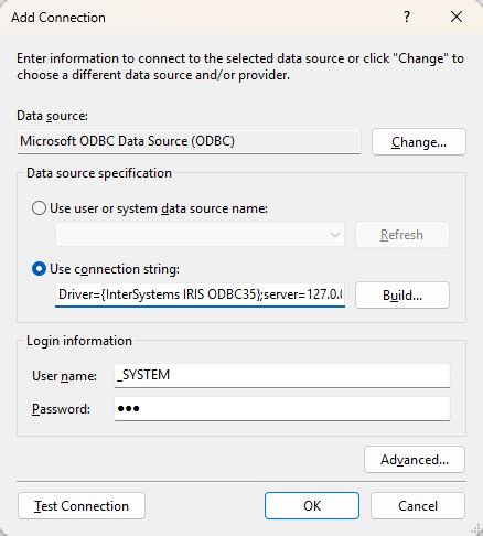 通过 ODBC 将 C# 连接到 InterSystems IRIS | InterSystems Developer Community