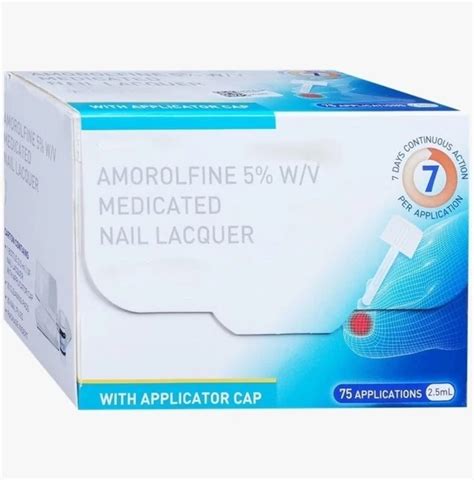 NAIL MEDICATED LACQUER AMOROLFINE, cleansing swabs spatulas nail files ...