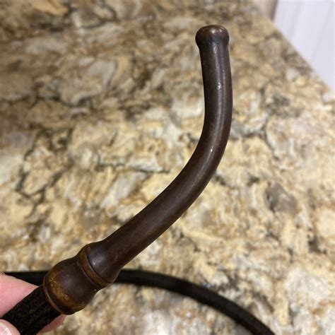 Antique Flexible Tube Horn Hearing Aid Ear Trumpet 38.5” Collector Display Piece