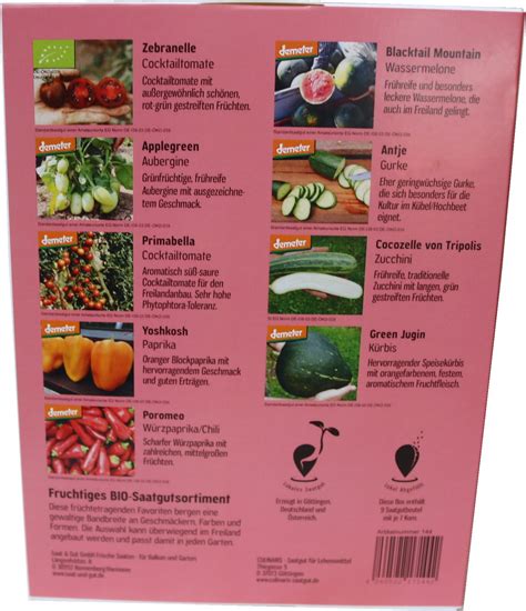 Fruit vegetables box - Culinaris Saatgut für Lebensmittel