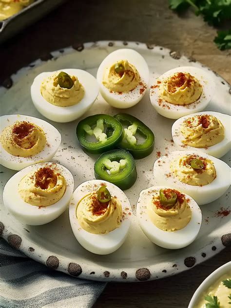 Spicy Deviled Eggs With Pickled Jalapeños You’ll Love - Jazlyn Recipes