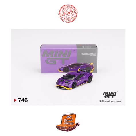 Mini GT #746 Lamborghini Huracan STO (Viola Pasifae) – Mini Diecast