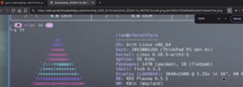 got a new laptop, went from gentoo to arch - Linux, macOS and ...