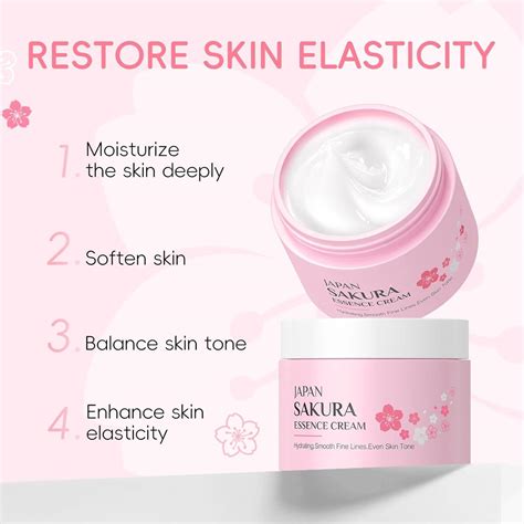 zdiwond 3-in-1 Tone Up Japan Sakura Essence Cream Japanese Hydrating & Anti-Aging & Tone Up Face ...