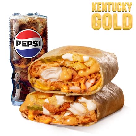 10. Kentucky Gold wrapper, free refill - order on-line in KFC