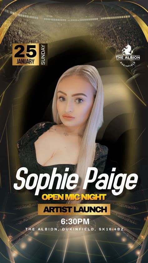 Sophie Paige Live at The Albion, Dukinfield, 66 Jeffreys Drive , SK16 ...