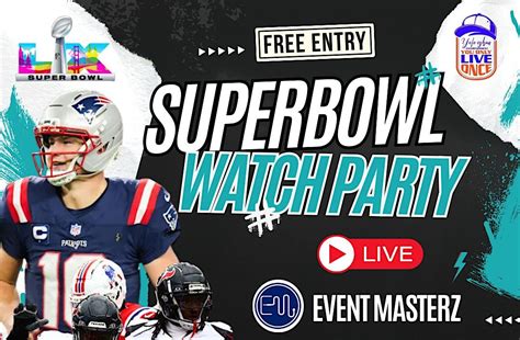 Super Bowl Watch Party 2026 | Live at Event Masterz, 316 Remount Rd ...
