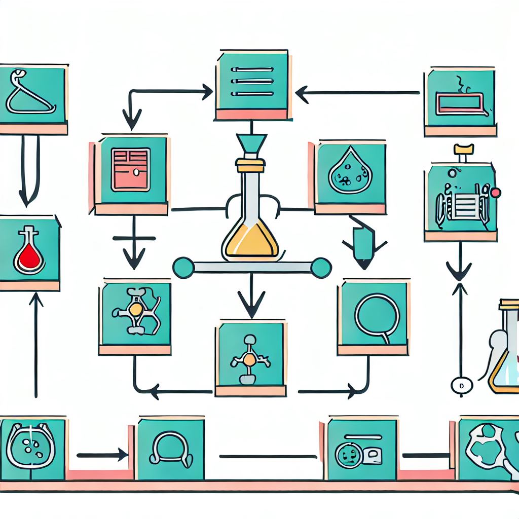 Illustrate the scientific method as a flowchart with clear and concise labels for each step.