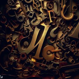 Picture a still life of various letters arranged in a beautiful and eye-catching composition.. Image 4 of 4