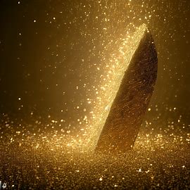 Create a massive, glittering wedge of gold that can be used to pry something open.. Image 2 of 4