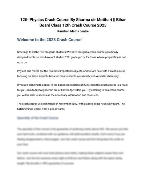 Image result for Class 12 Physics Crash Course