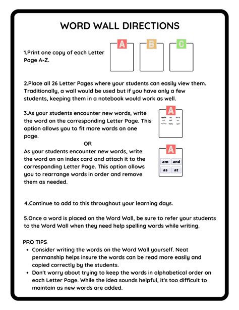 Image result for Word Wall Tutorial