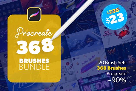 368 Procreate Brushes Bundle - FilterGrade