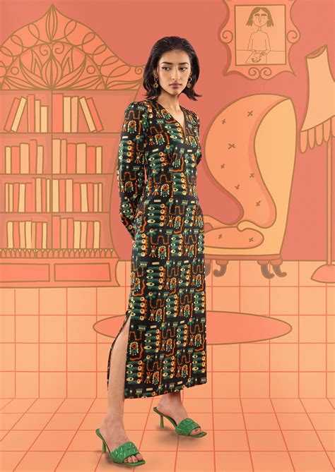 PERRY SLIT DRESS – label graph