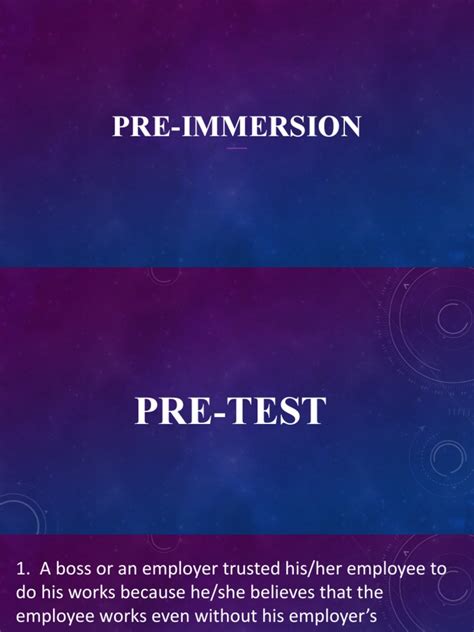 Image result for Pre Immersion Module 6