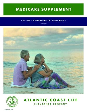 Fillable Online Atlantic Coast Life (ACL) - Medicare Supplement Plans ...