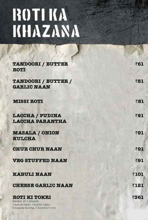 Menu at Kaidi Kitchen, Kolkata, 1st Floor