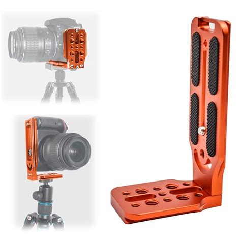 Buy DSLR Camera L Bracket Quick Release Plate Vertical Horizontal ...
