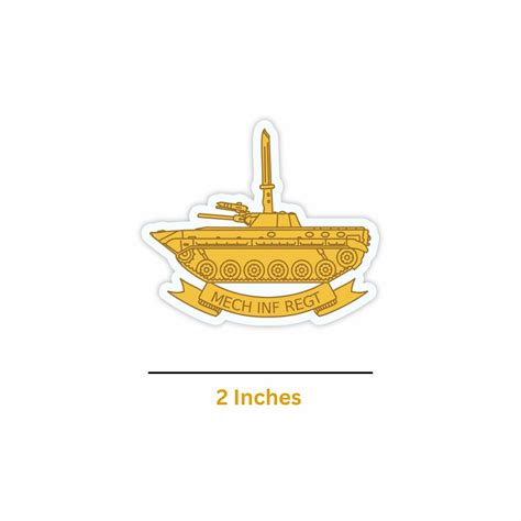 Buy Mechanised Infantry Regiment Logo Sticker online - DeltaTac ...