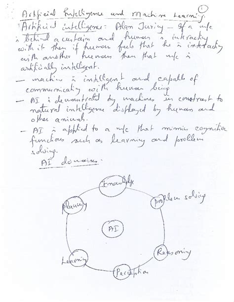 AI&ML 101: Comprehensive Notes on Artificial Intelligence and Machine ...