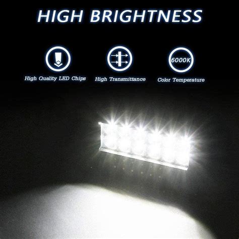 Snapklik.com : 7 Inch LED Light Bar, 240W Led Pods Light