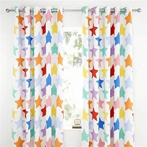 Buy GOGAJI COLLECTION Curtain with 3D, Star Design Grommet Window Door ...