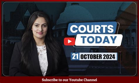 Courts Today 21.10.24:Madrassa|PM Modi Degree|Wikipedia Vs. ANI|DERC ...