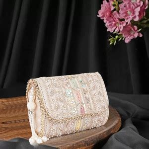 PLANX Stylish Fancy Embroidery Traditional Design Wedding Party Potli ...