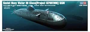 Hobby Boss Victor III Class (Project 671RTMK) SSN Boat Model Building ...