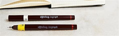 Rotring 0.1Mm Isograph Technical Drawing Pen For Sketching Mandala Art ...