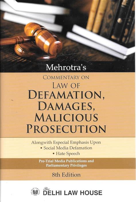 Amazon.in: Buy Commentary on Law of Defamation, Damages, Malicious ...