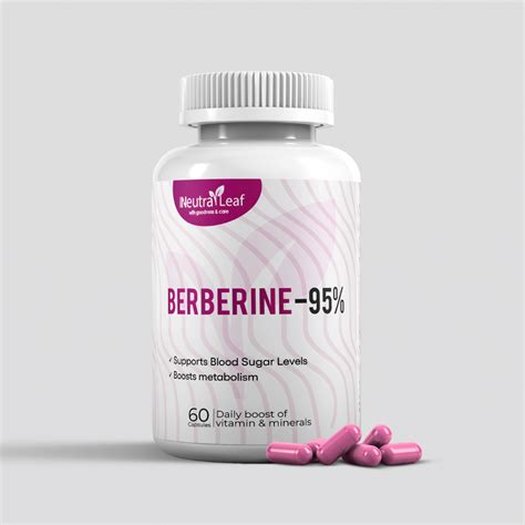 Neutraleaf Berberine-95% Capsule- 60 Nos – Neutraleafindia