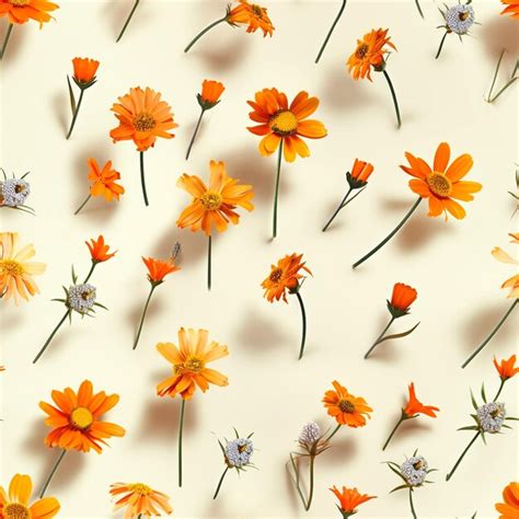 Flower on a solid canvas | Premium AI-generated image
