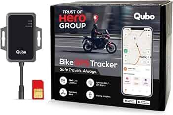 Qubo Wired Bike GPS Tracker from Hero Group | AI Features on App | Live ...