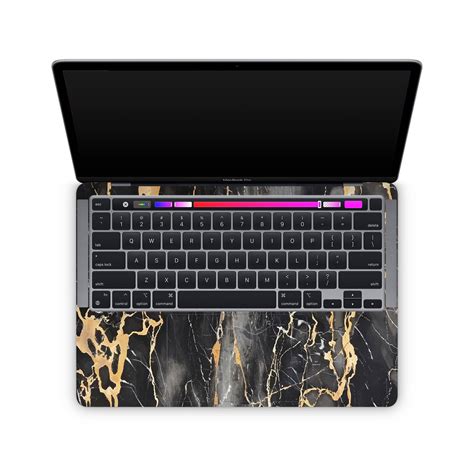 MacBook Pro 13'' (M1 2020) Black Gold Fusion Art Skin - WrapitSkin The ...