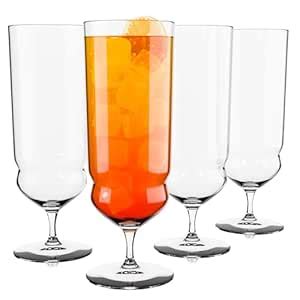 Buy Luigi Bormioli Backdoor 20's | Set of 4 Tequila Sunrise 15.25 Oz ...