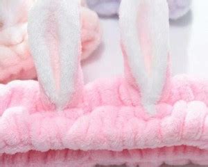 S K Bright Cute Rabbit ears fur winter Earmuffs ear muffs warmers ...