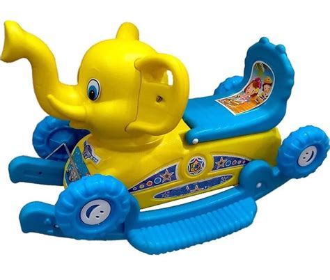 "Generic Elephant Baby Rider & Rocker 2-in-1 | Fun Toy for Kids Age 1-5 ...